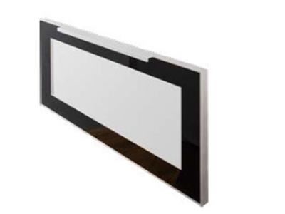 Puerta larga de gabinete con marco de aluminio