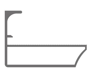 FZ-8827 perfil de aluminio extruido