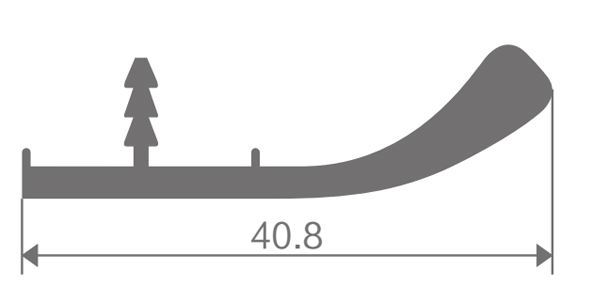 FZ-8939 Perfil de mango de aluminio