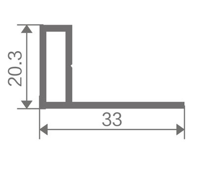 FZ-8850 perfil de aluminio extruido