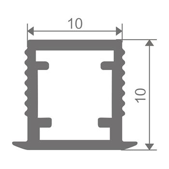 Perfil de aluminio FZ-8854