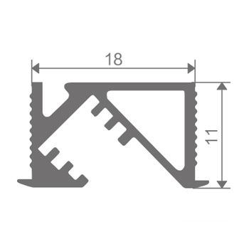 Perfil de aluminio FZ-8855