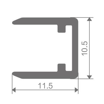 Perfil de aluminio FZ-8856