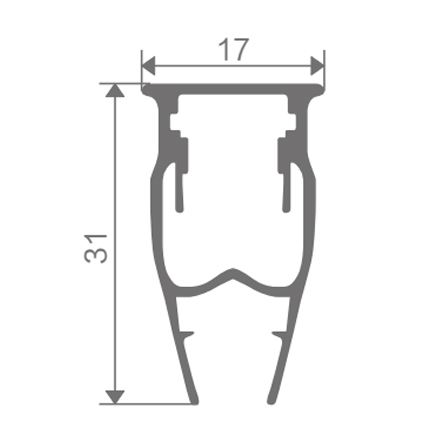 Perfil de aluminio FZ-8860