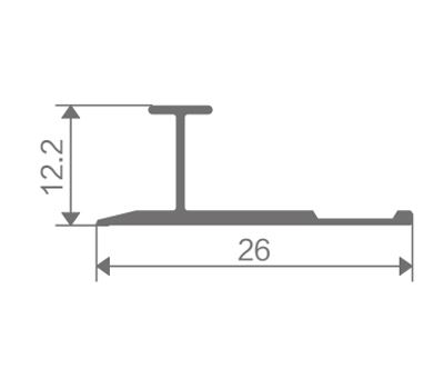 FZ-8867 perfil de aluminio extruido